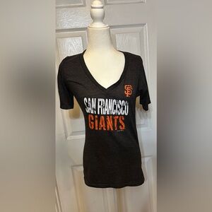 San Francisco Giants Top Women's Grayish Black Size Large
